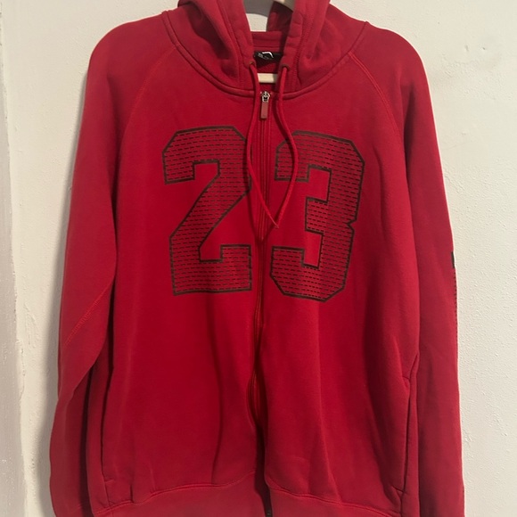 Nike Jordan Training Men's 2XL  23 Graphic Hoodie Sweatshirt Red Michael Jordan - Picture 1 of 3